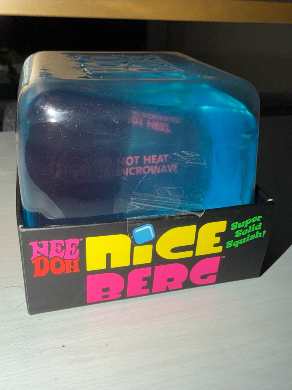 NeeDoh Nice Berg Blue Stress Toy Box